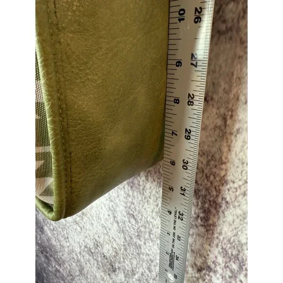 Leather Purse & Wallet Green Crossbody Tote bag Aztec Southwest Boho Tribal - Picture 14 of 16